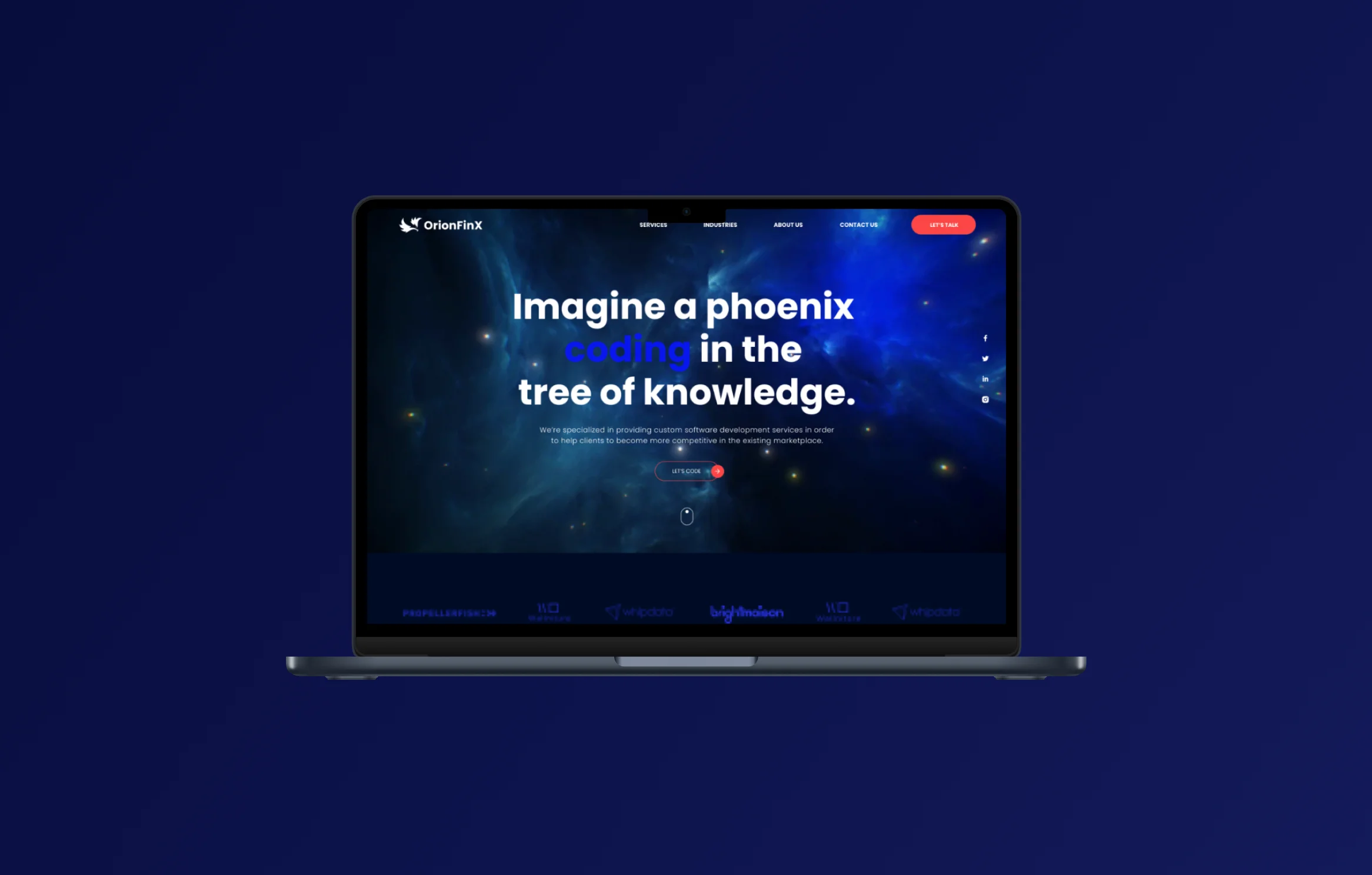 OrionFinX Project Image
