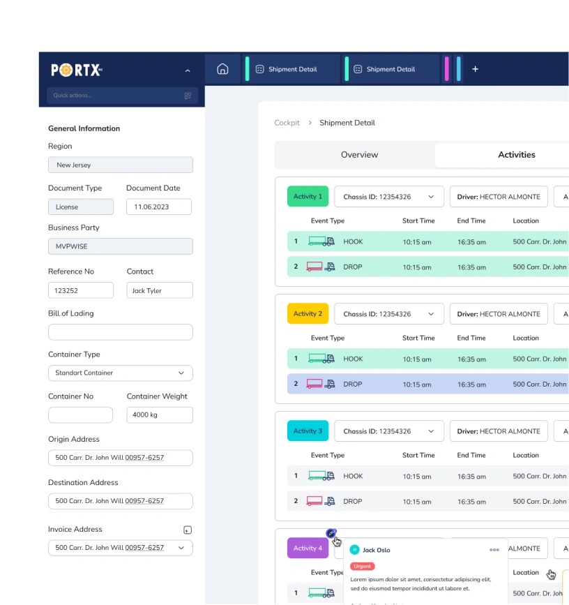 PortX Mobile App